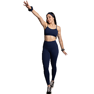 Calça Legging Modeladora - Blueberry
