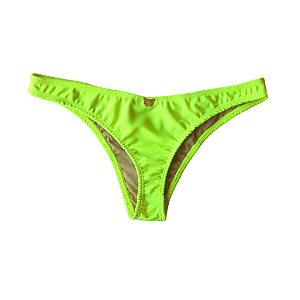 CALCINHA SEMI FIO AMARELO NEON