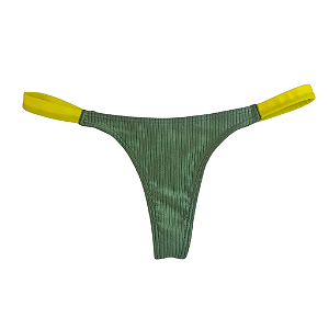 CALCINHA LOLA VERDE E AMARELO ÉDEN