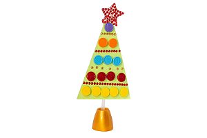 Árvore de Natal com velcro