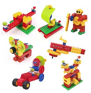 Bloco tipo Lego sem motor