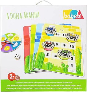 A Dona Aranha Jogo de tabuleiro um brinquedo educativo - Babebi