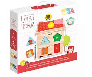 Quebra-cabeça de encaixe - Cores e Formas - BABEBI