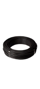 Fio Cabinho Flexível N 0,19 mm² Preto rolo com 100 mts