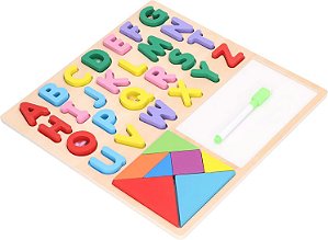 Placa de Madeira - Letras