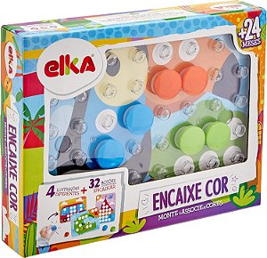 Encaixe Cor – Monte e Associe as Cores, Elka, Colorido