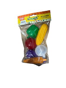 Pacote de Legumes Cozinha Infantil Meninas 6 pçs Toy Master