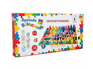 Jogo Educativo - Aprenda Brincando Multiatividades - DM Toys