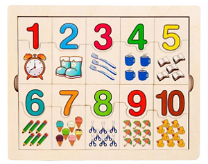 Tabuleiro Escolar Aprender Matemática Infantil Quantidades
