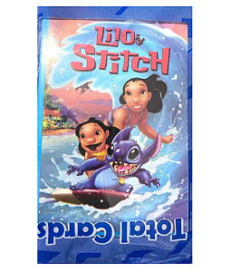 200 Cards Lilo Stitch = 50 Pacotes Fechados