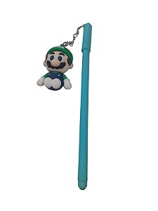Caneta Ponta Fina Com chaveiro - Luigi