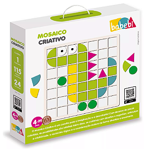 Mosaico Criativo Brinquedo Educativo Pedagógico Babebi