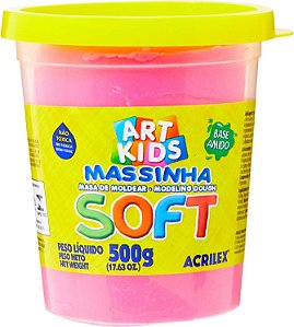 Massinha Soft Art Kids - Rosa
