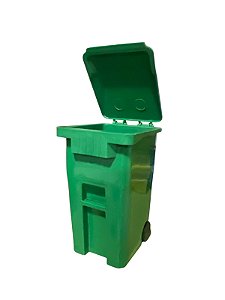 Porta Lápis Lixeira - verde