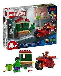 LEGO Marvel Hulk e Homem de Ferro