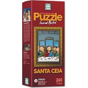 Puzzle Releitura de arte - Santa Ceia 260 peças