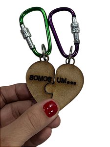 Chaveiro MDF - Somos Um...