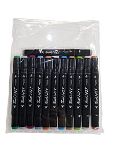 Kit de Marcadores com 12 Unidades