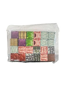 Cubos magnéticos com peças: 24 peças