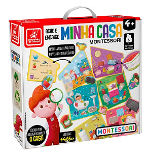 Jogo Educativo Minha Escola Montessori Brincadeira Criança