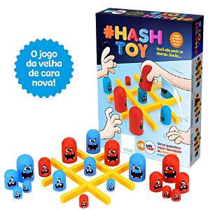 Jogo Da Velha Hash Toy Infantil Tabuleiro Interativo Color