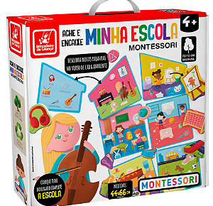 Jogo Infantil Educativo Ache Encaixe Minha Casa Montessori