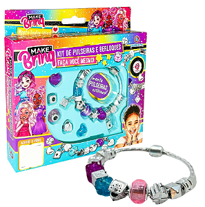 Kit Pulseira E Berloques Brinquedo Infantil Criança Menina