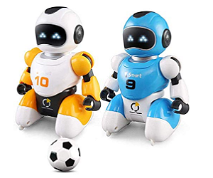 Robô de Futebol com Carregamento USB e Controle Remoto Multifuncional