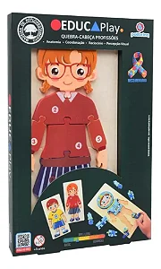 Quebra-Cabeça Profissões Educaplay - Professora