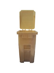 Porta Lápis Lixeira - Dourado