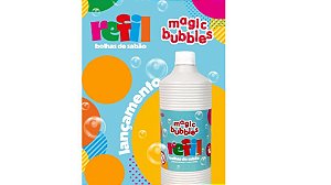 Magic Bubbles em refil de 1 litro - bolhas de sabão