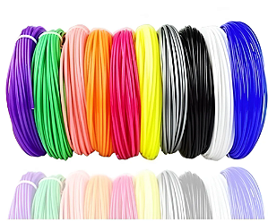 Filamento PLA para Caneta 3D - 10 cores 100m