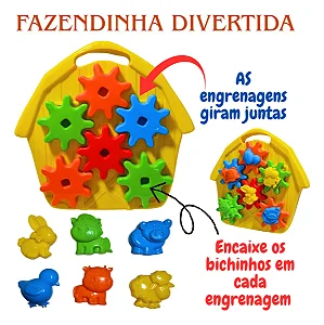 Fazendinha Divertida - Cor: Vermelho