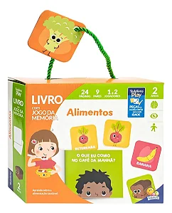 Livro com Jogo da Memória - Alimentos