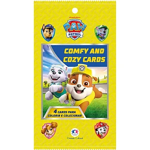 Cards de colorir patrulha canina - amarelo