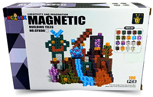 Blocos magnéticos de montar com ímã