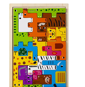 Quebra-cabeça fundo do mar montessori