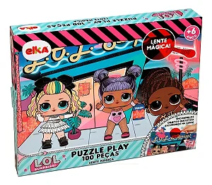 Quebra Cabeça Lol 100 Peças Lente Magica Elka