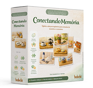 Quebra-cabeça Conectando Memórias - Estímulo: Desenvolvimento Visual, Memorização, Raciocínio Lógico Coleções: Melhor Idade