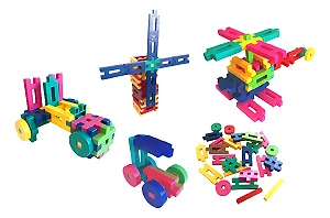 Kit Lig Barras 200 Peças Jogo Educativo Infantil Colorido