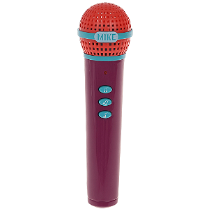 Brinquedo microfone meu ritmo cor: roxo