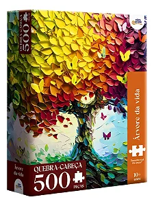Quebra Cabeça 500 Peças Árvore Da Vida