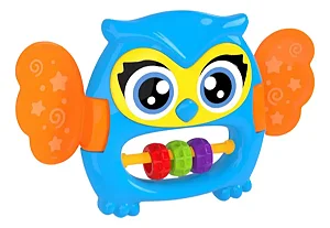 Brinquedo para bebê interativo coruja esconde esconde