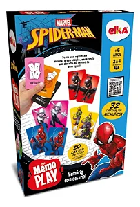 Brinquedo jogo da memória educativo - Homem Aranha vingadores