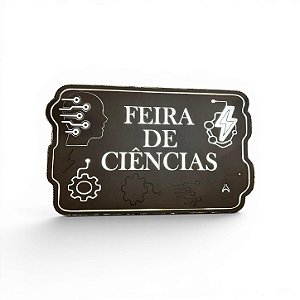 Painel iluminado feira de ciências