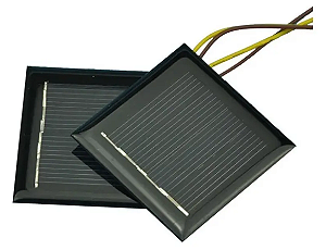 Mini painel de placa solar 54x54 - 2V