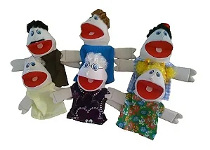 Fantoches Família branca