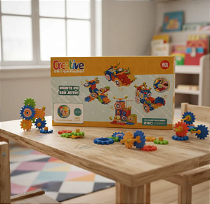 Brinquedo De Montar Engrenagens Creative Ark Toys