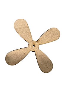 Helice MDF 2.8 mm com 7 cm de diâmetro para motor DC
