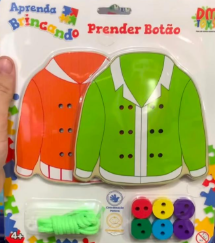 Didáticos Aprenda Brincando Prender Botão